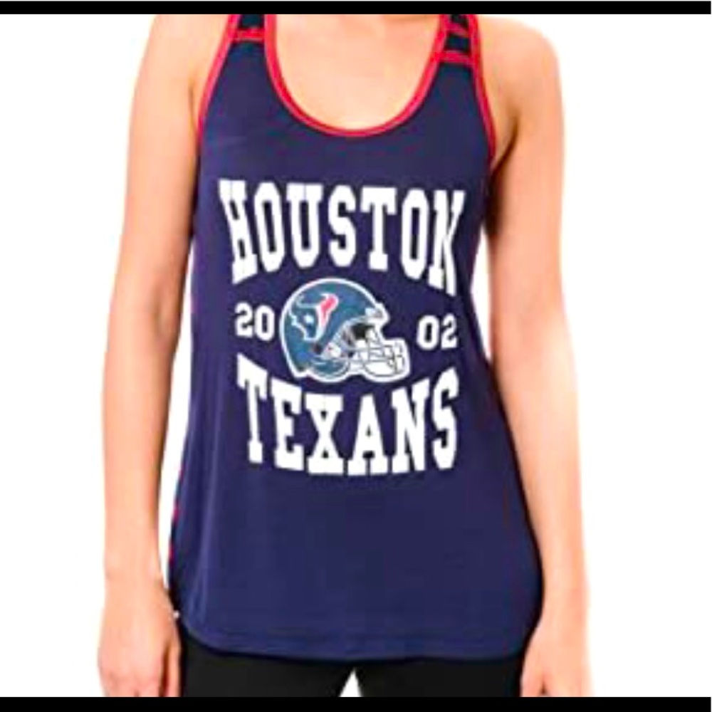 Ultra Game NFL Houston Texans Women's Soft Mesh Jersey Tank Top